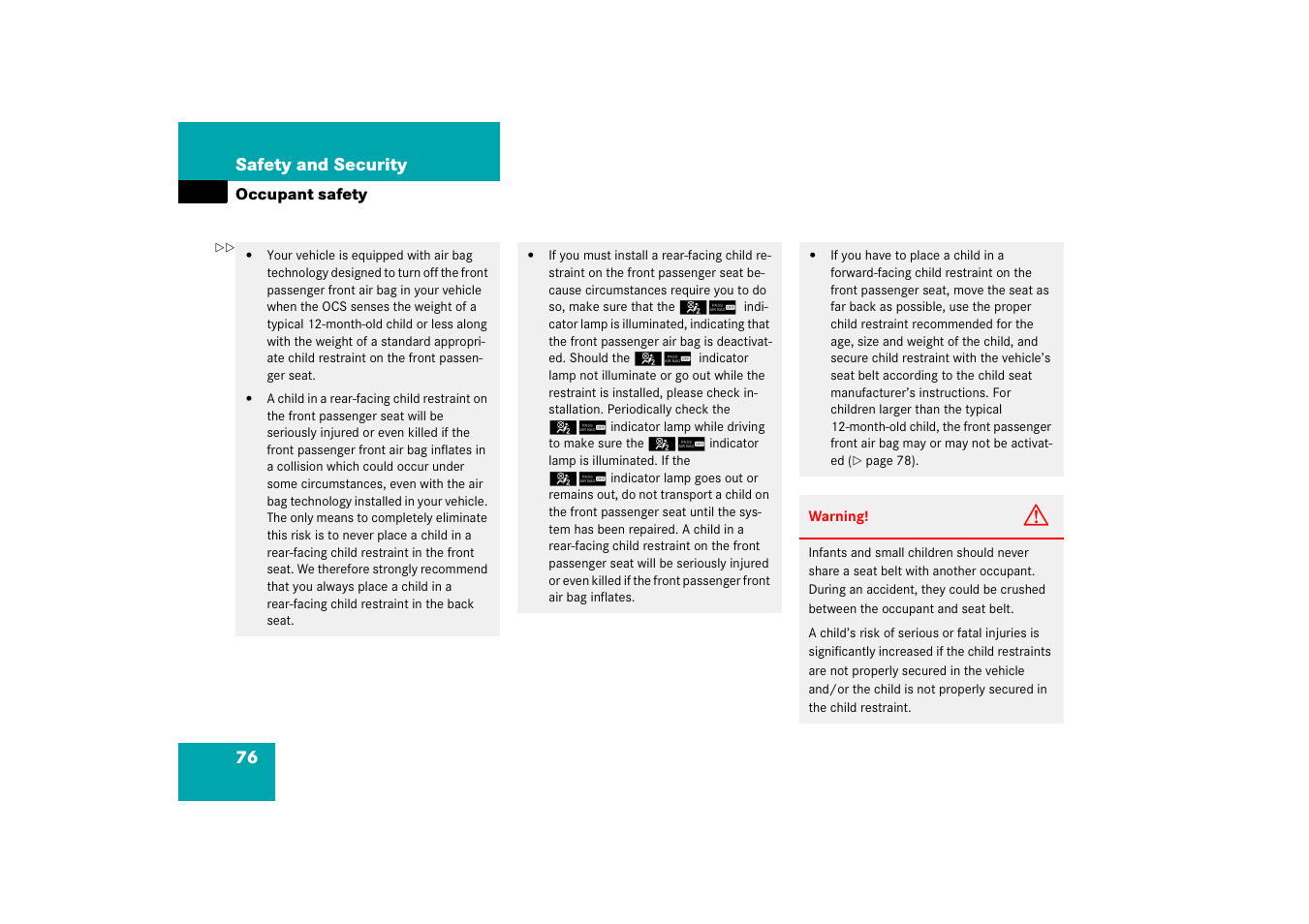Mercedes-Benz 2006 C-Class User Manual | Page 77 / 474