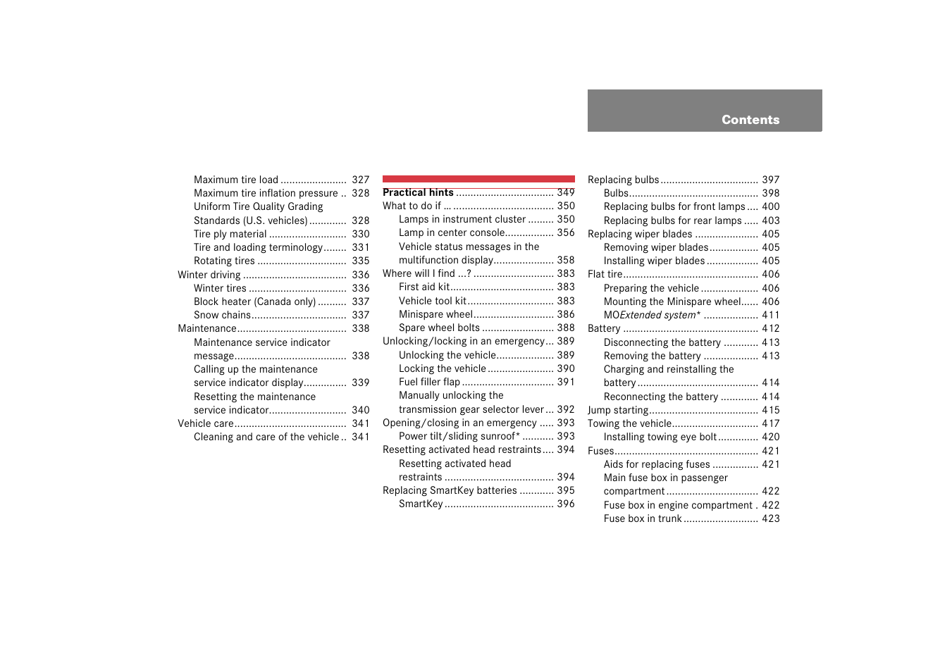 Mercedes-Benz 2006 C-Class User Manual | Page 8 / 474