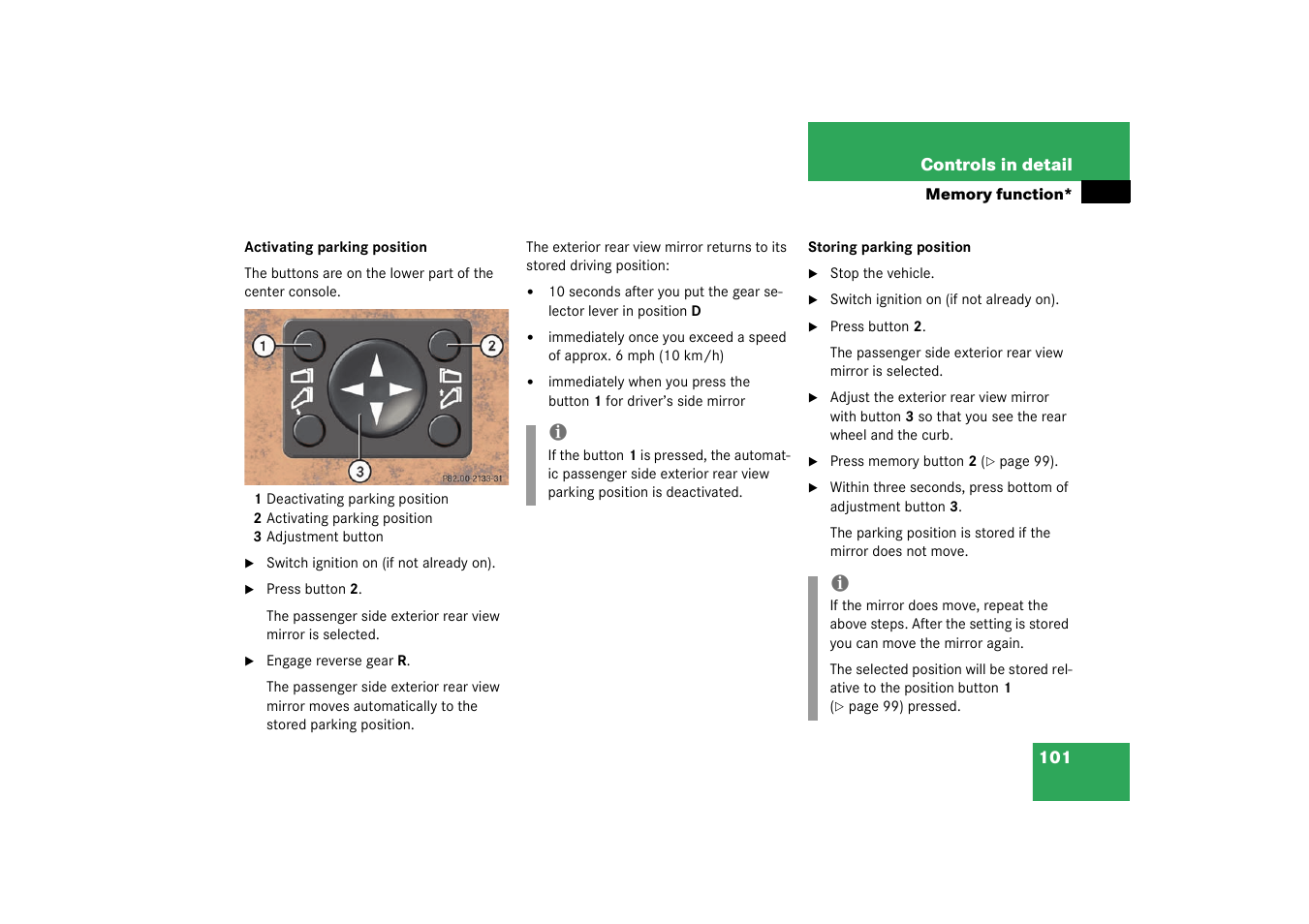 Mercedes-Benz 2003 M-Class User Manual | Page 101 / 321