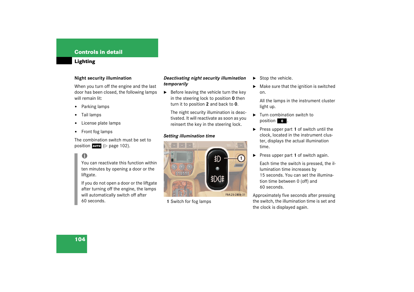 Mercedes-Benz 2003 M-Class User Manual | Page 104 / 321