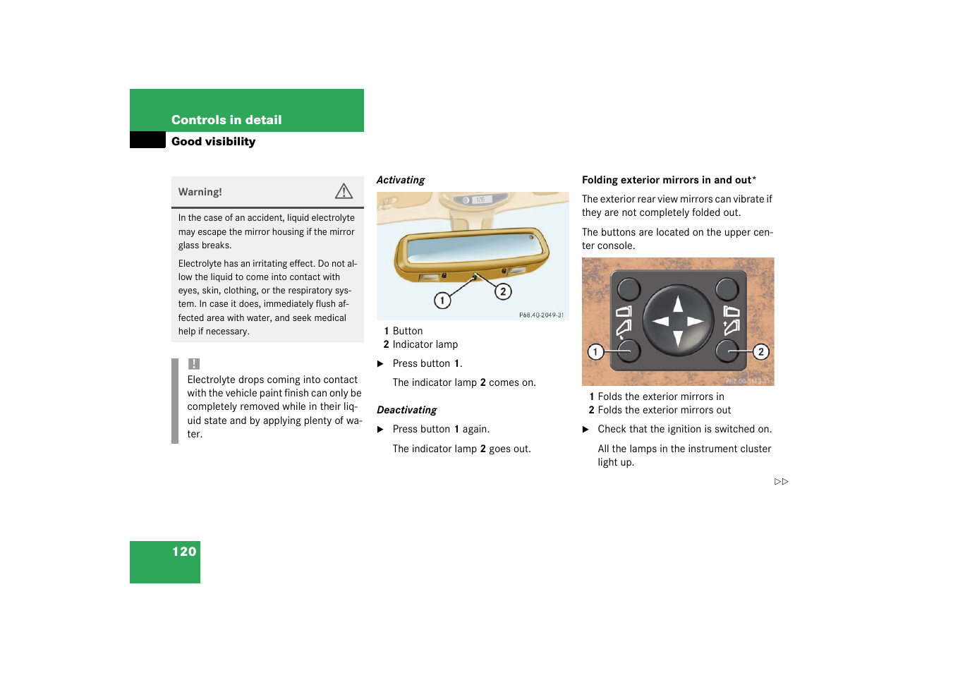 Mercedes-Benz 2003 M-Class User Manual | Page 120 / 321