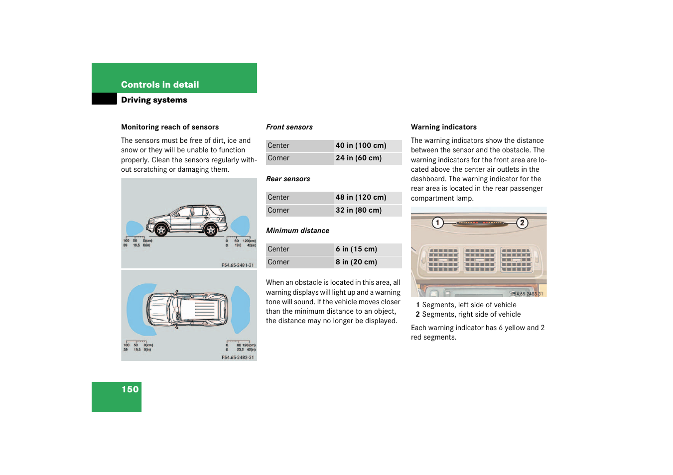 Mercedes-Benz 2003 M-Class User Manual | Page 150 / 321