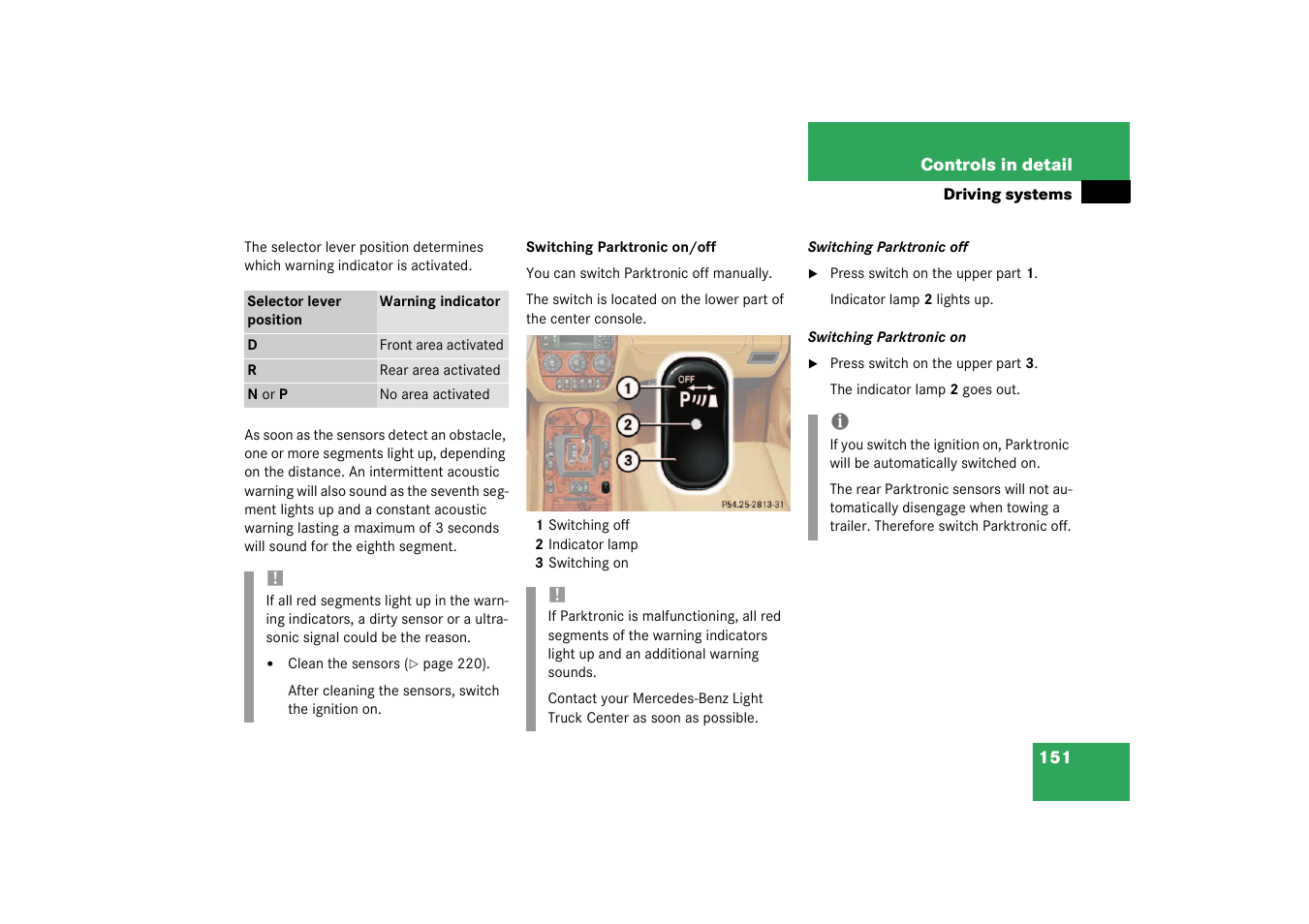 Mercedes-Benz 2003 M-Class User Manual | Page 151 / 321