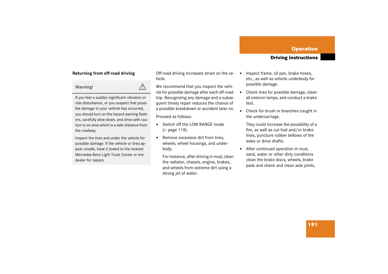 Mercedes-Benz 2003 M-Class User Manual | Page 191 / 321