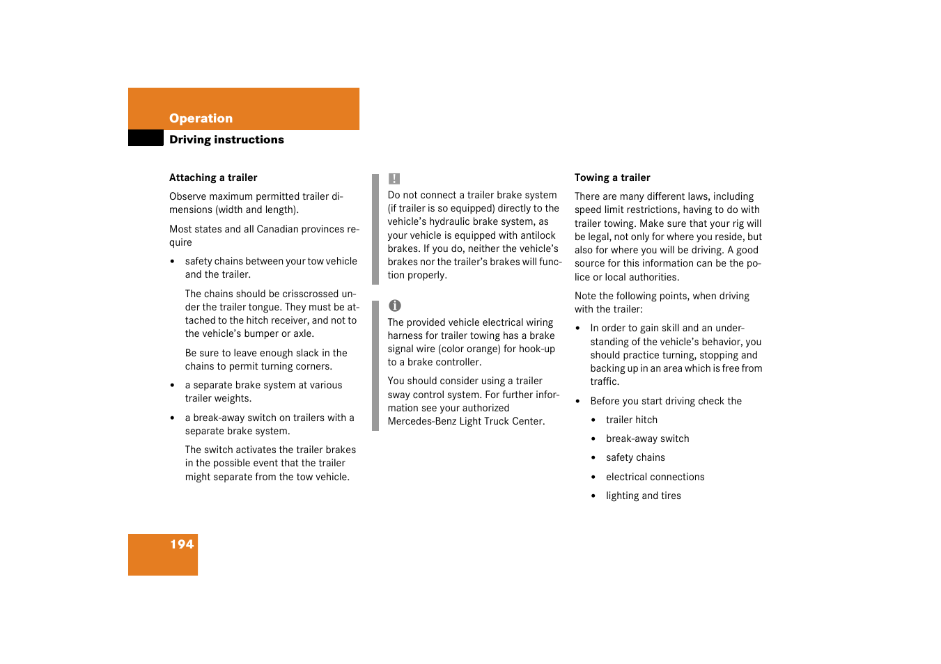 Mercedes-Benz 2003 M-Class User Manual | Page 194 / 321