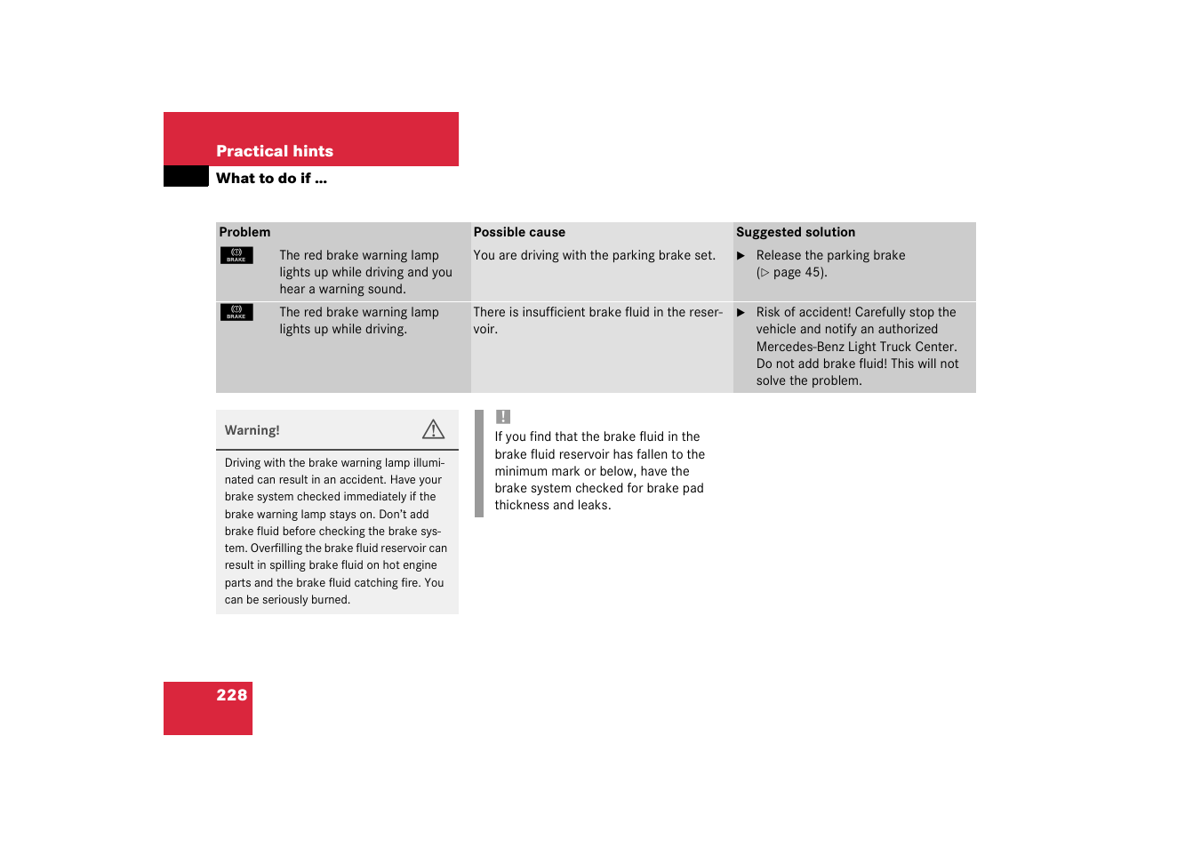 Mercedes-Benz 2003 M-Class User Manual | Page 228 / 321