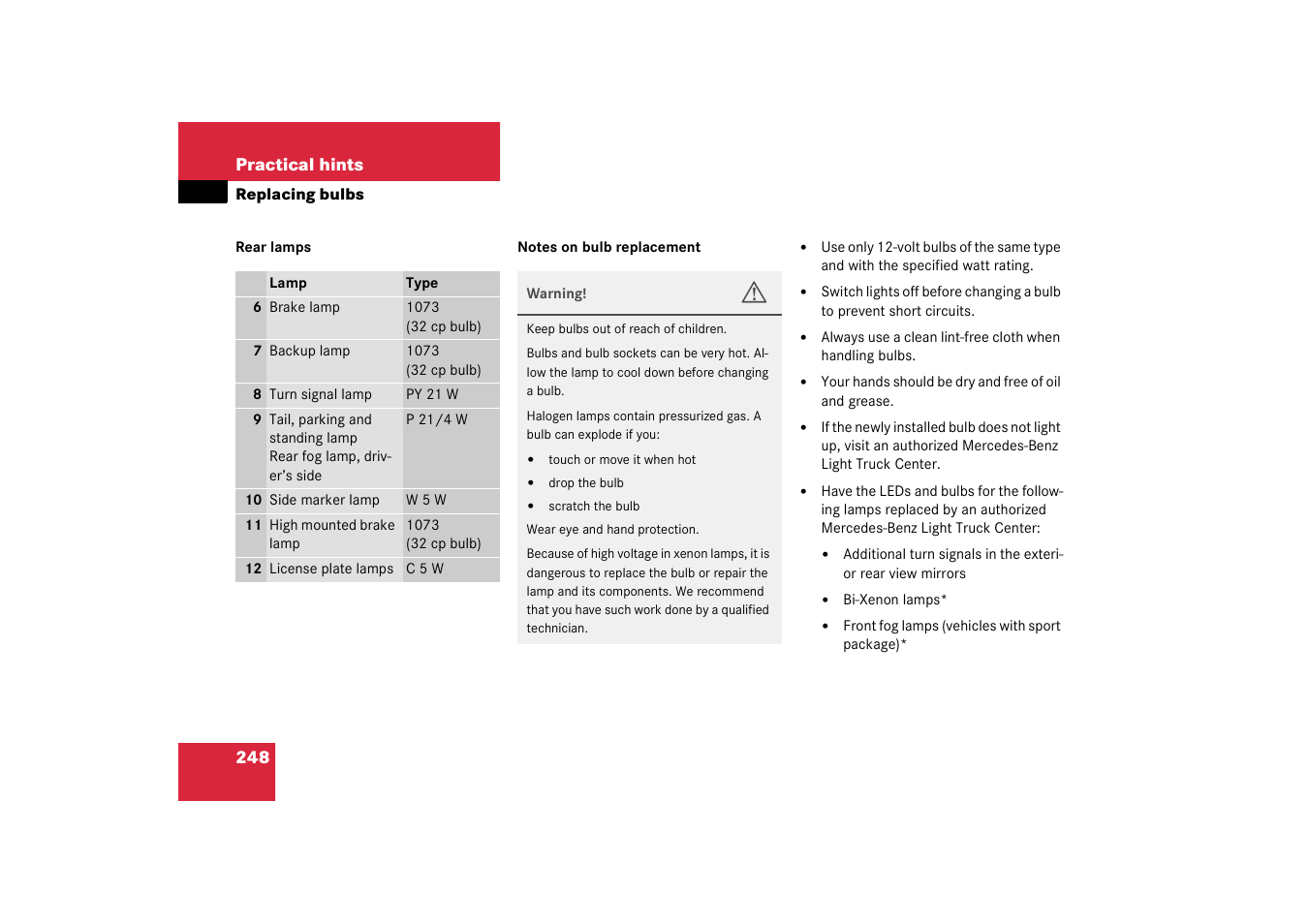 Mercedes-Benz 2003 M-Class User Manual | Page 248 / 321
