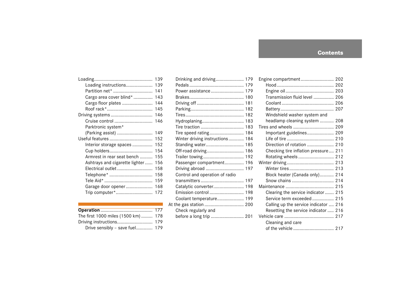 Mercedes-Benz 2003 M-Class User Manual | Page 5 / 321