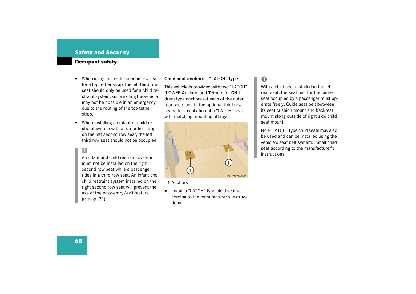 Mercedes-Benz 2003 M-Class User Manual | Page 68 / 321