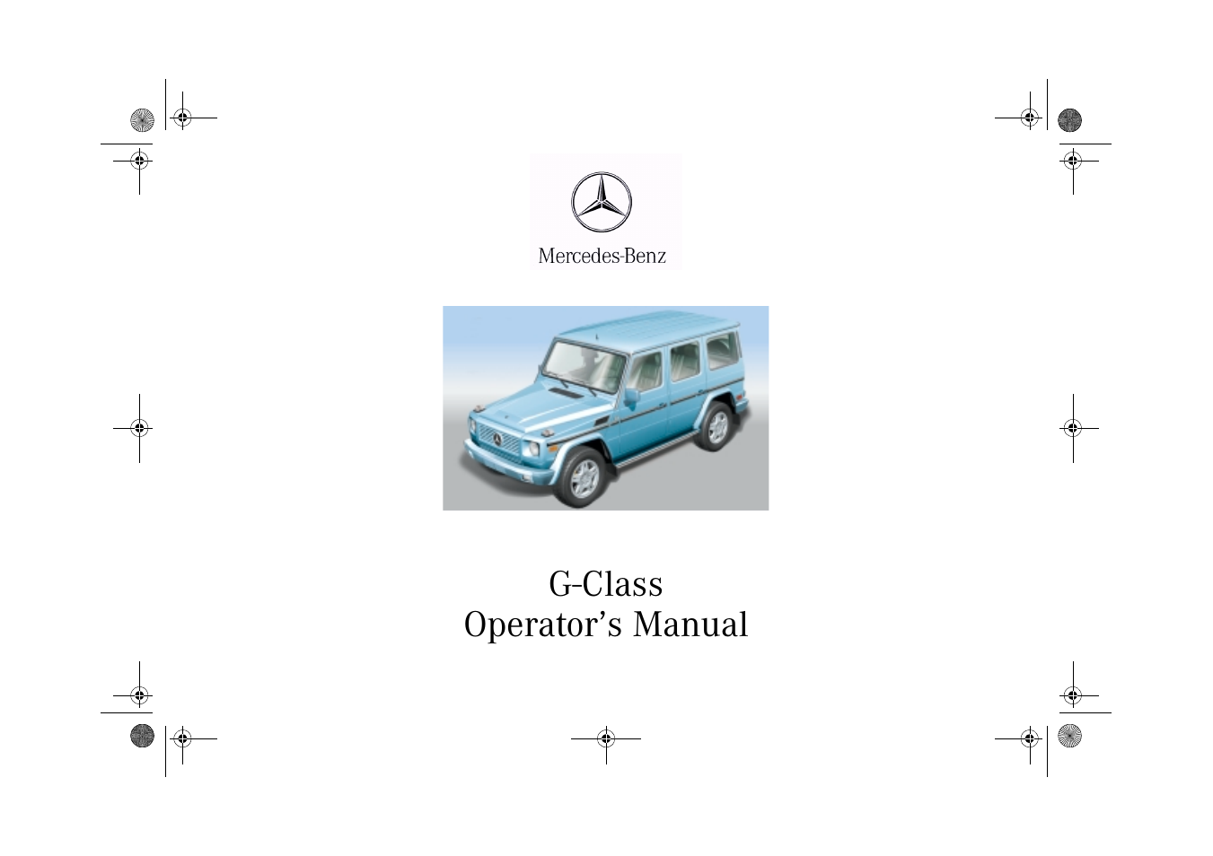 Mercedes-Benz 2002 G-Class User Manual | 385 pages