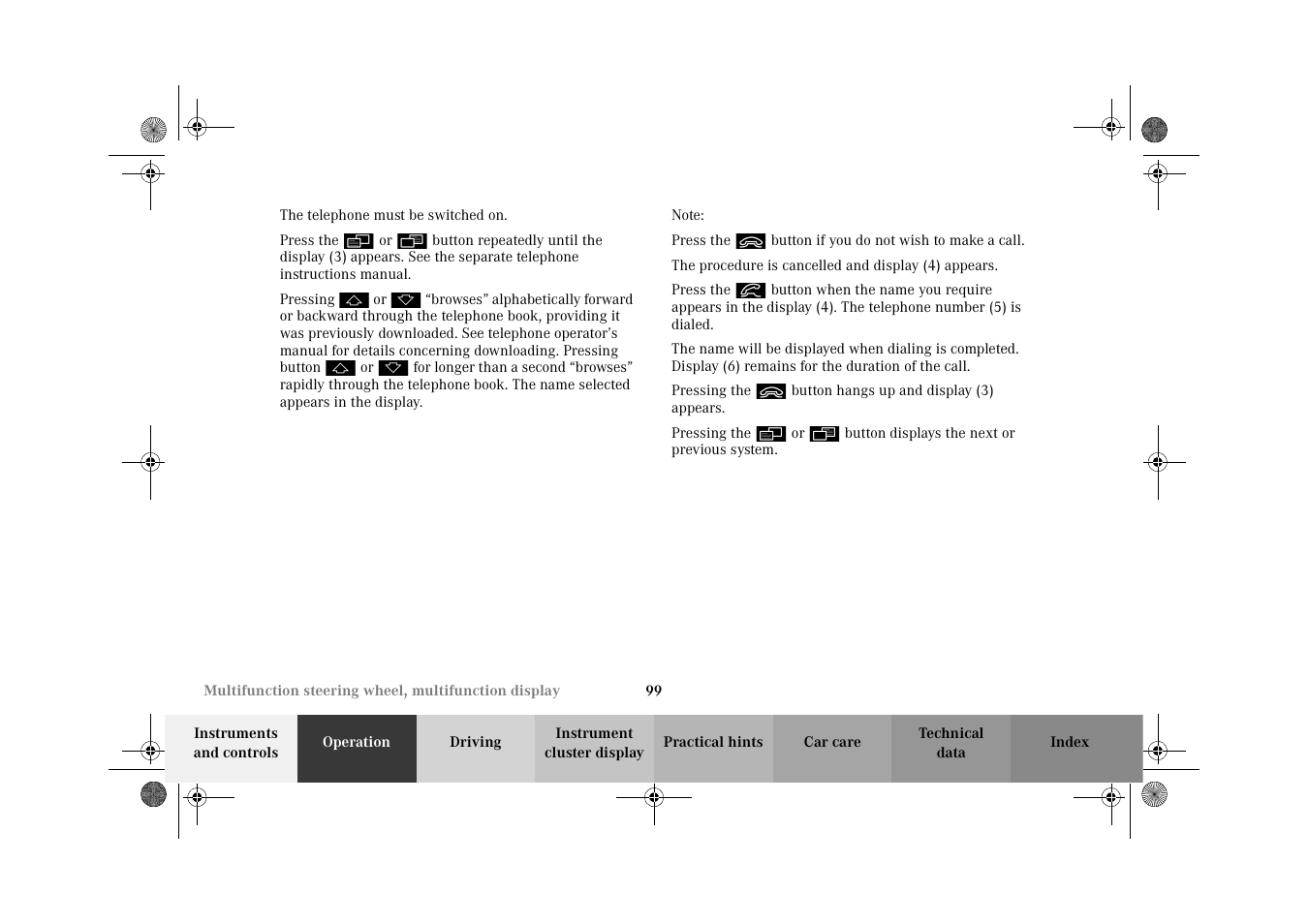 Mercedes-Benz 2002 G-Class User Manual | Page 102 / 385