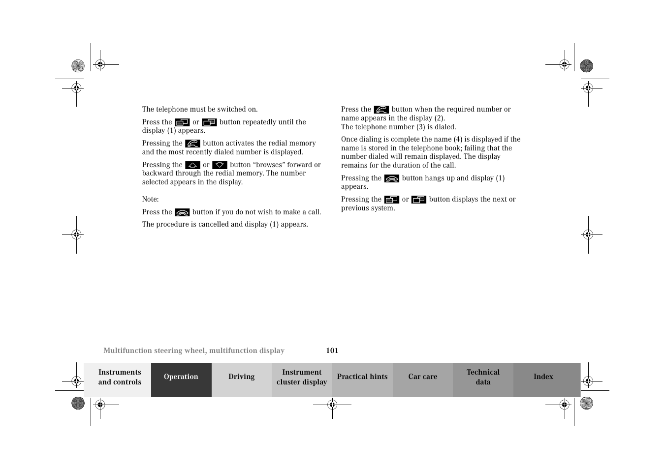 Mercedes-Benz 2002 G-Class User Manual | Page 104 / 385