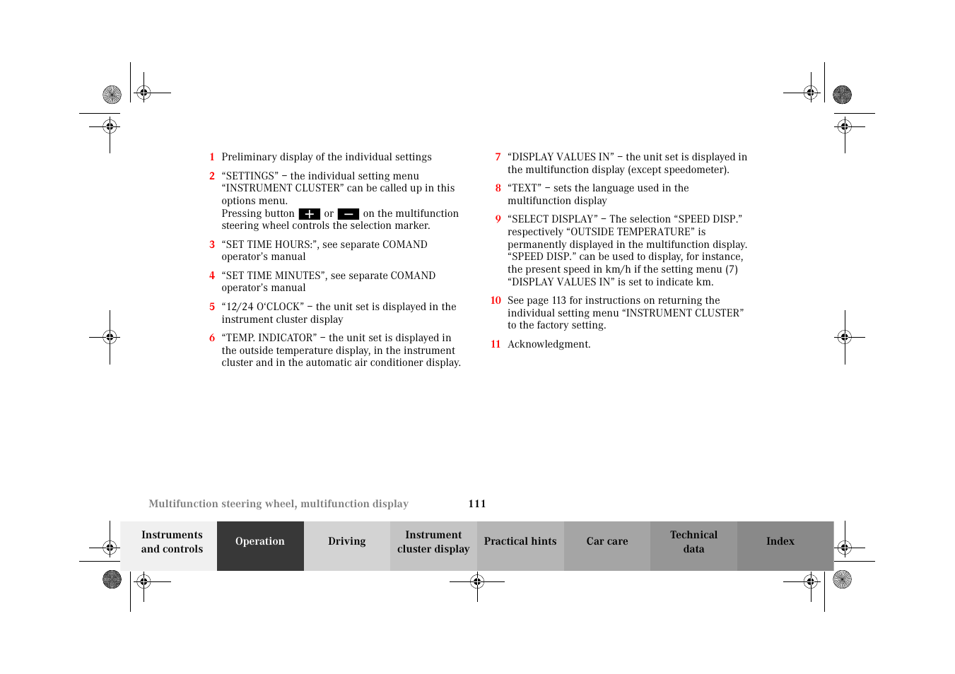 Mercedes-Benz 2002 G-Class User Manual | Page 114 / 385