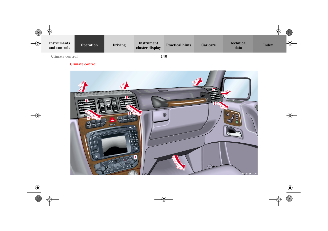 Climate control | Mercedes-Benz 2002 G-Class User Manual | Page 143 / 385