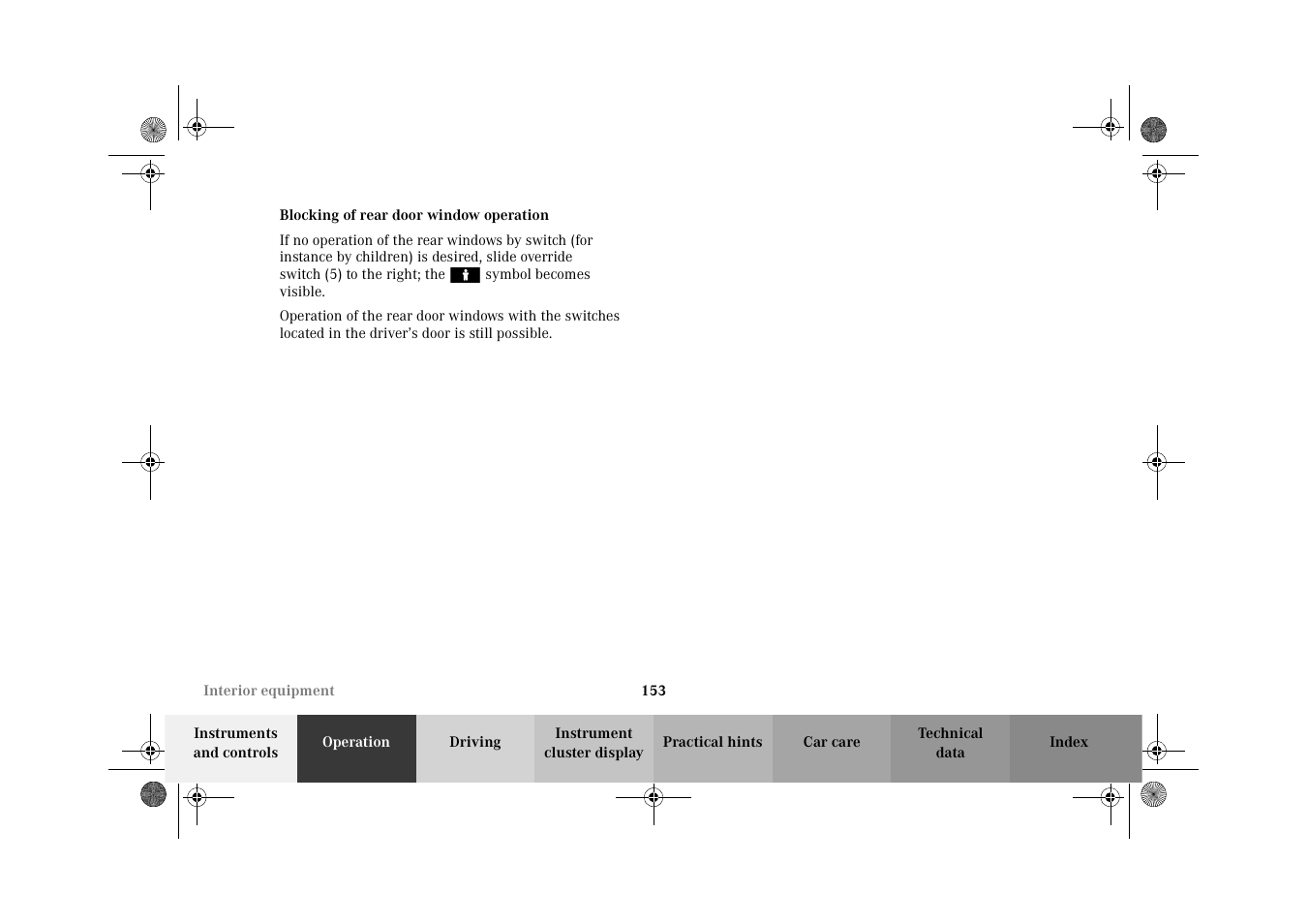 Mercedes-Benz 2002 G-Class User Manual | Page 156 / 385