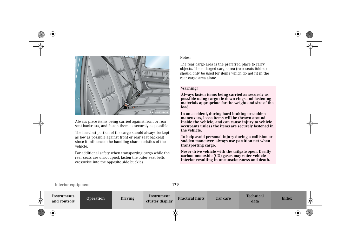 Mercedes-Benz 2002 G-Class User Manual | Page 182 / 385