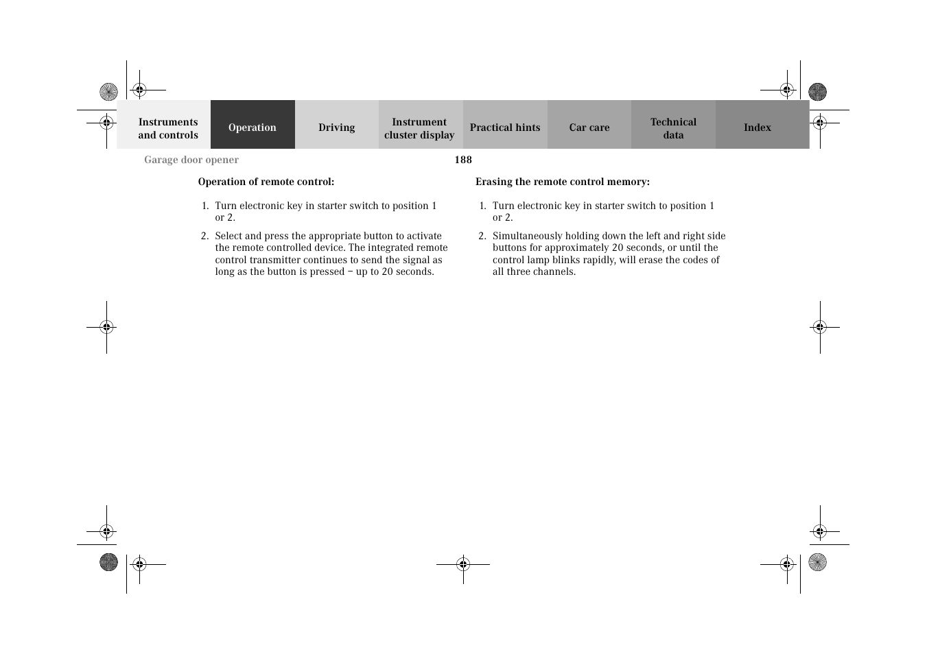 Mercedes-Benz 2002 G-Class User Manual | Page 191 / 385