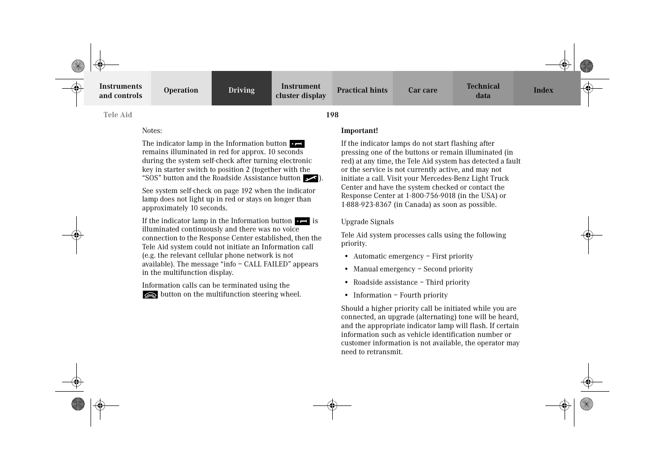 Mercedes-Benz 2002 G-Class User Manual | Page 201 / 385