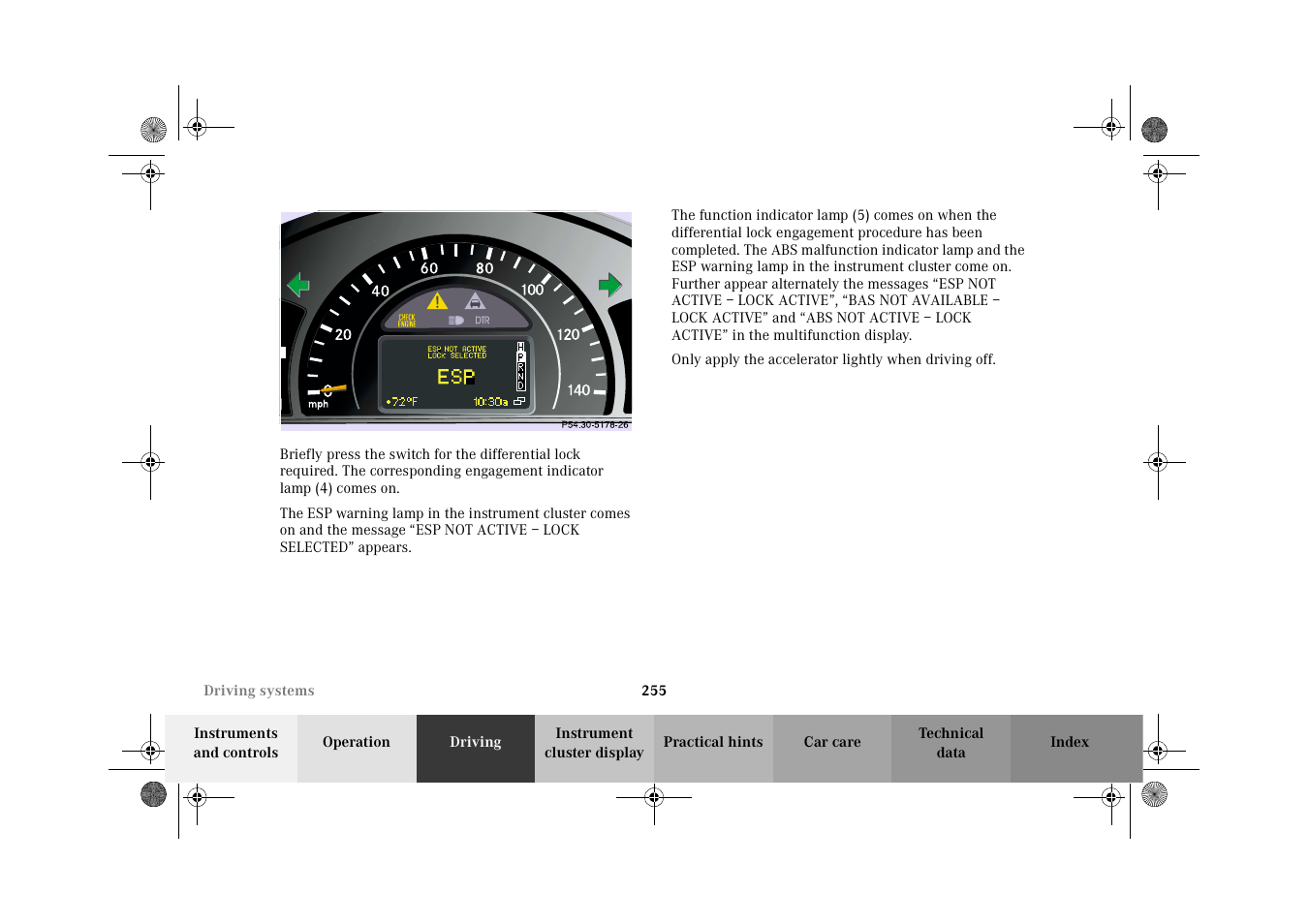 Mercedes-Benz 2002 G-Class User Manual | Page 258 / 385