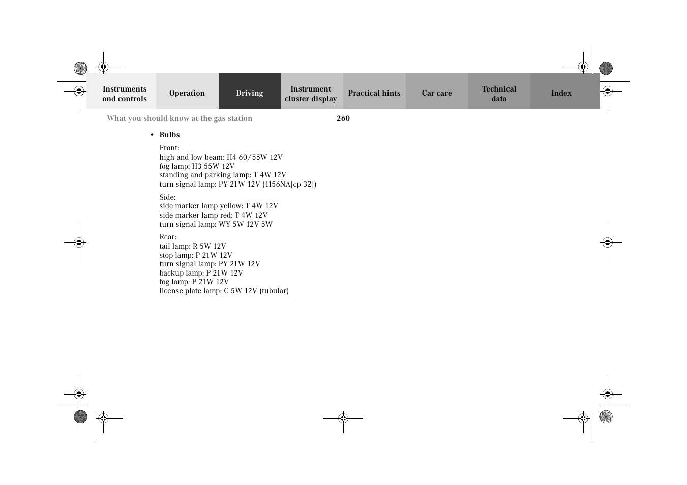 Mercedes-Benz 2002 G-Class User Manual | Page 263 / 385