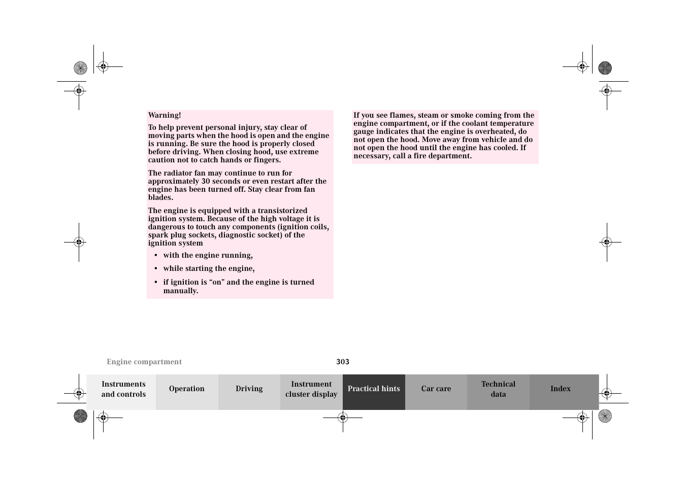 Mercedes-Benz 2002 G-Class User Manual | Page 306 / 385