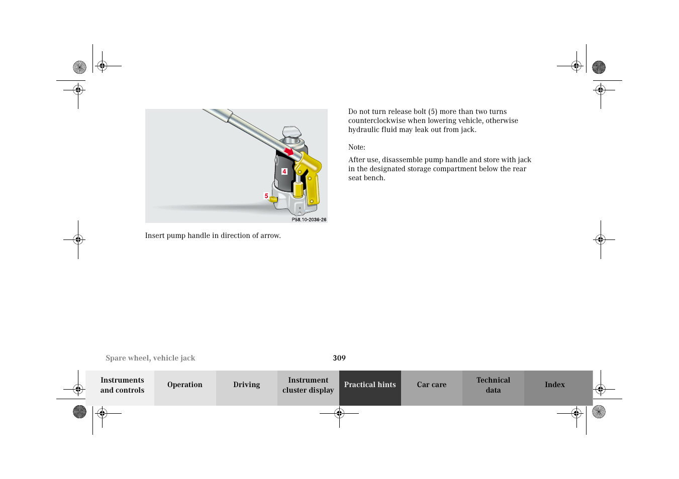 Mercedes-Benz 2002 G-Class User Manual | Page 312 / 385