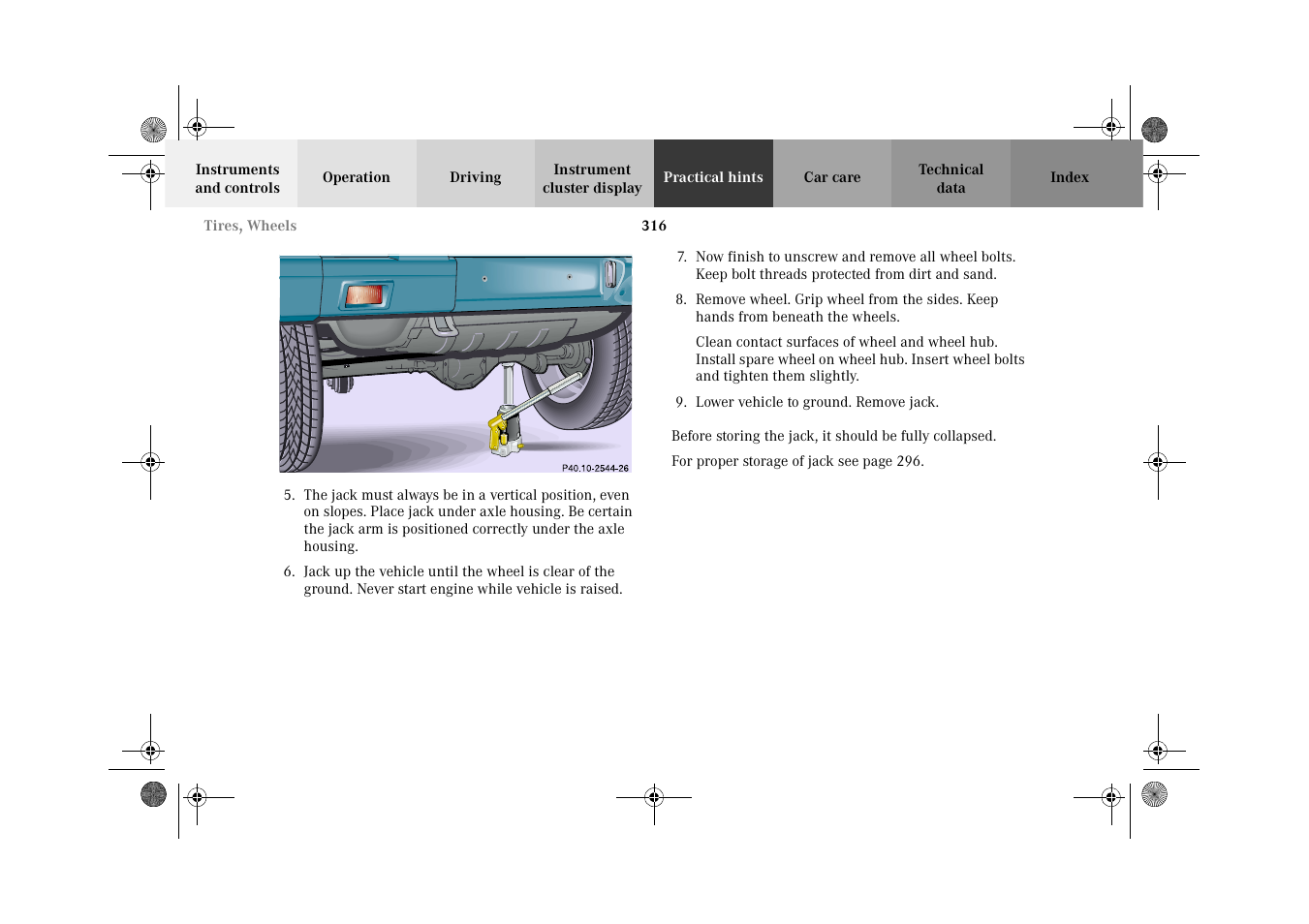 Mercedes-Benz 2002 G-Class User Manual | Page 319 / 385