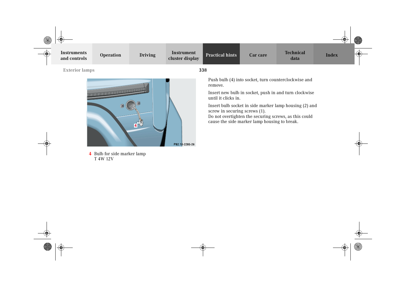 Mercedes-Benz 2002 G-Class User Manual | Page 341 / 385