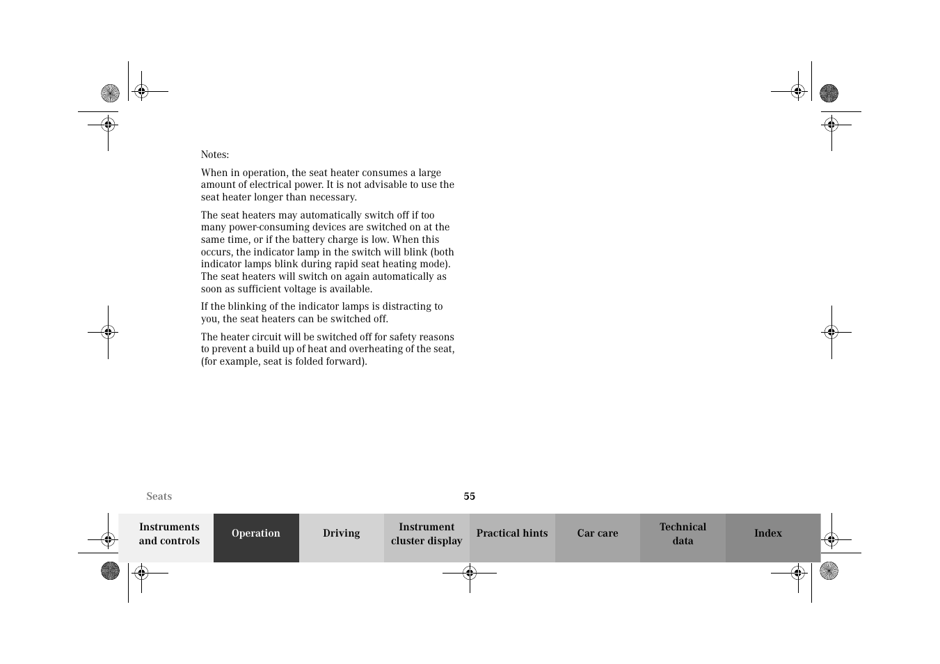 Mercedes-Benz 2002 G-Class User Manual | Page 58 / 385