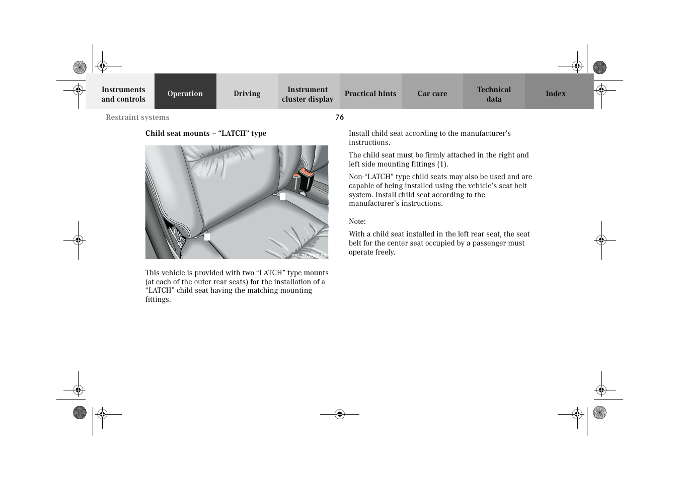 Mercedes-Benz 2002 G-Class User Manual | Page 79 / 385