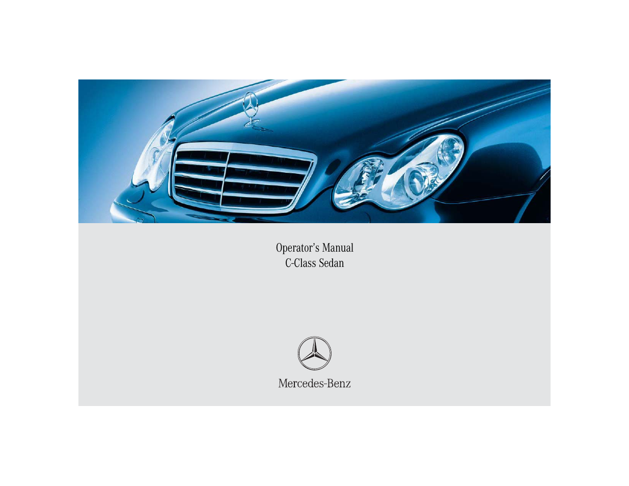 Mercedes-Benz 2005 C 320 Sport User Manual | 482 pages