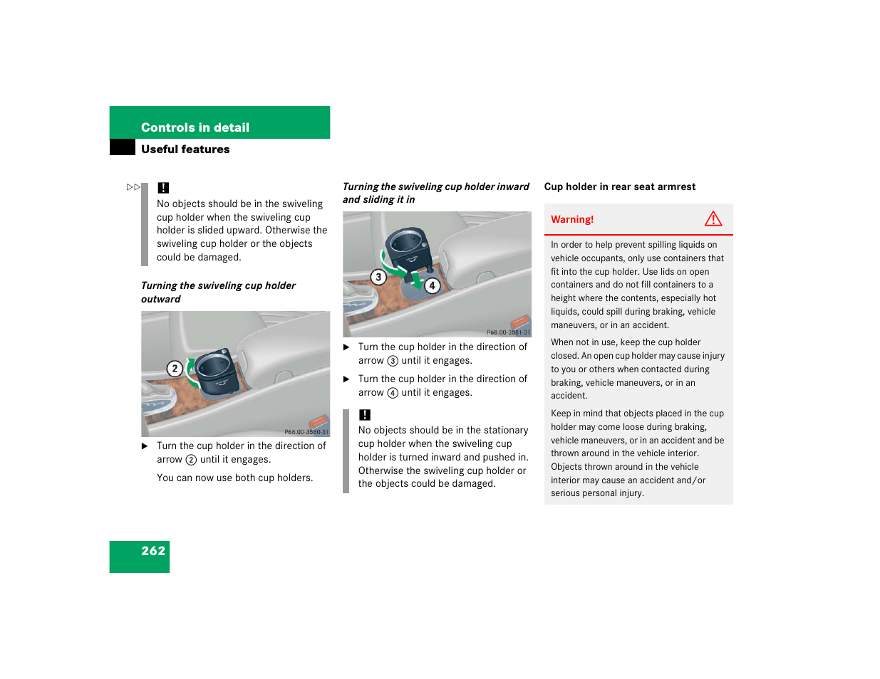 Mercedes-Benz 2005 C 320 Sport User Manual | Page 264 / 482