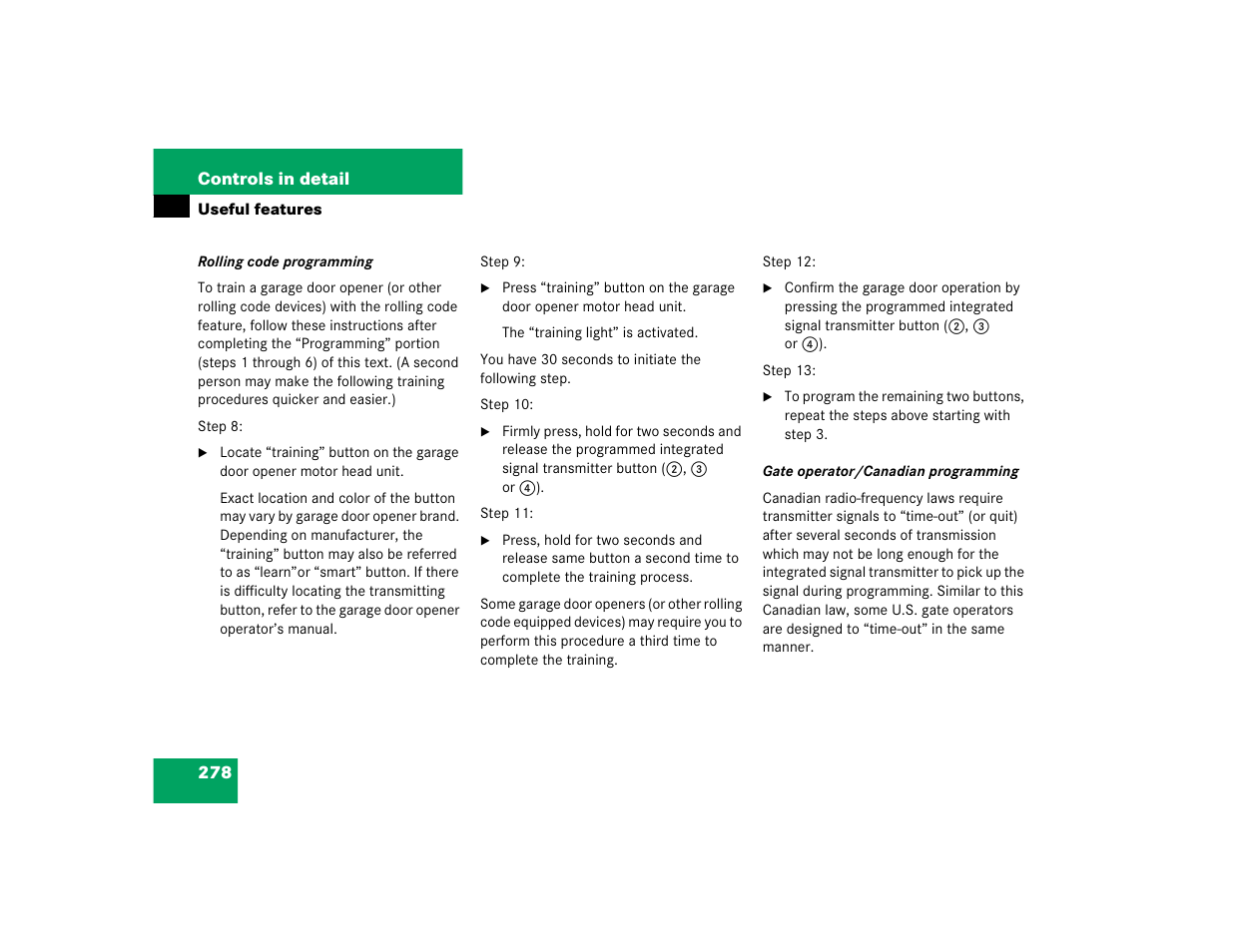 Mercedes-Benz 2005 C 320 Sport User Manual | Page 280 / 482