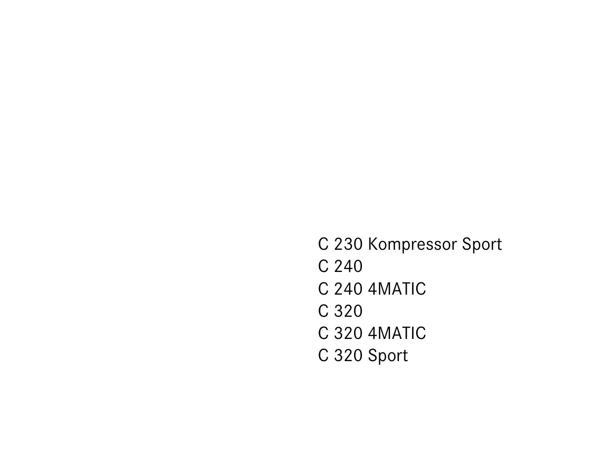 Mercedes-Benz 2005 C 320 Sport User Manual | Page 3 / 482