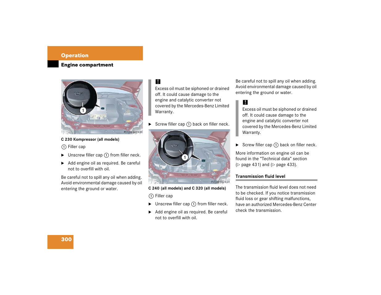 Mercedes-Benz 2005 C 320 Sport User Manual | Page 302 / 482