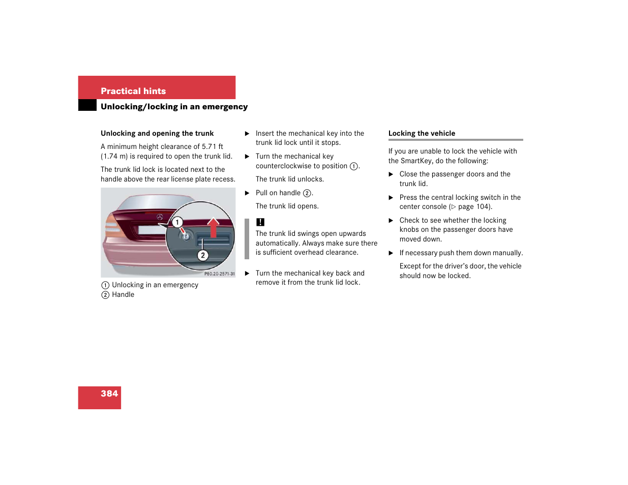 Mercedes-Benz 2005 C 320 Sport User Manual | Page 386 / 482