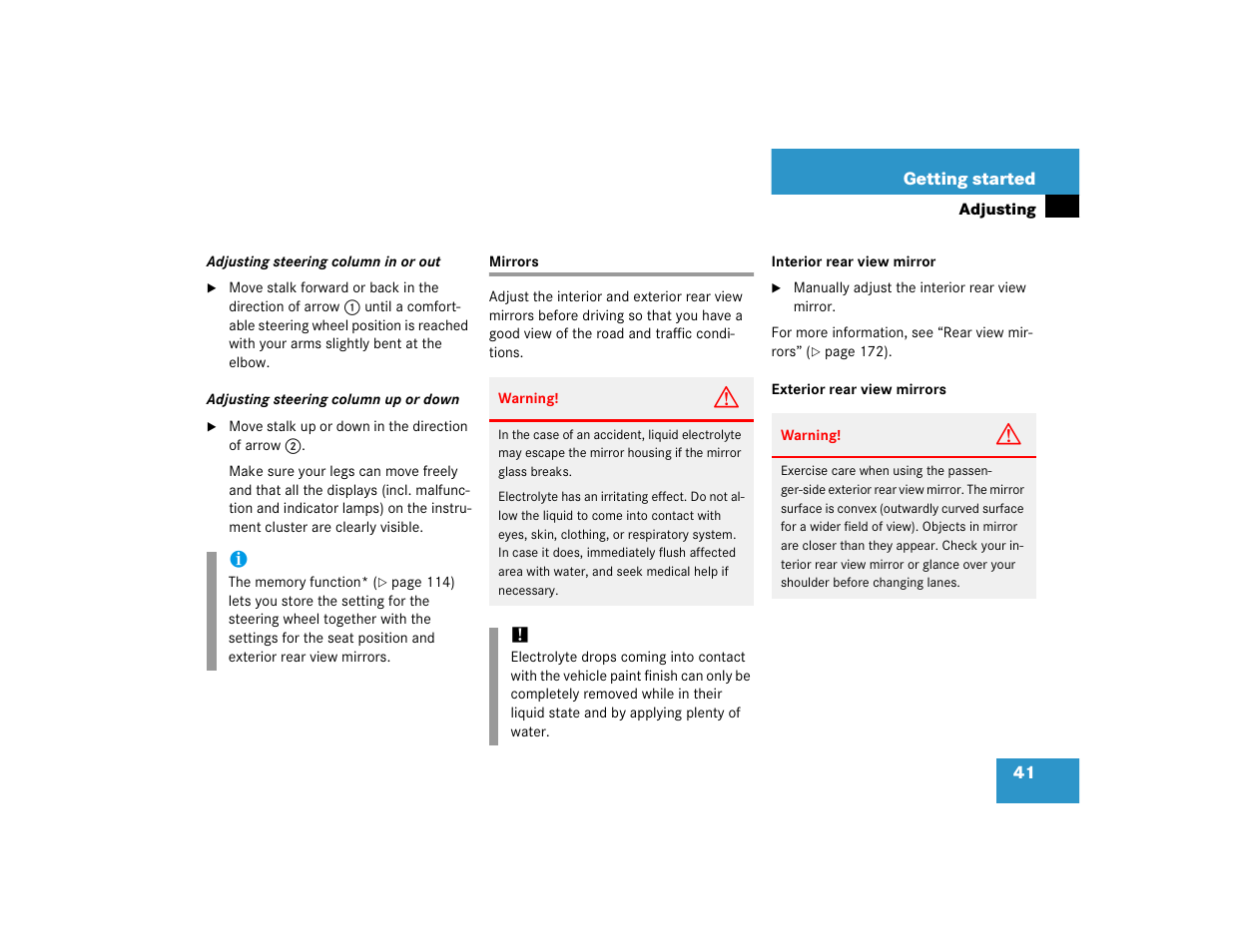 Mercedes-Benz 2005 C 320 Sport User Manual | Page 43 / 482