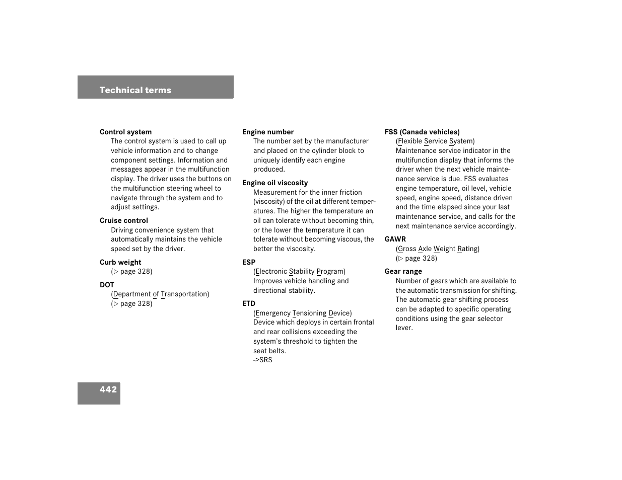 Mercedes-Benz 2005 C 320 Sport User Manual | Page 444 / 482