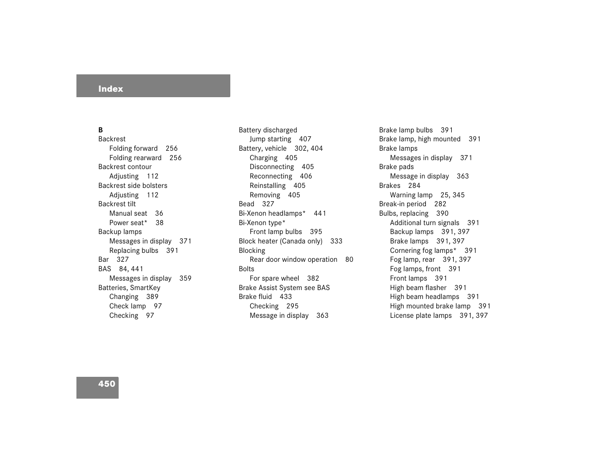 Mercedes-Benz 2005 C 320 Sport User Manual | Page 452 / 482