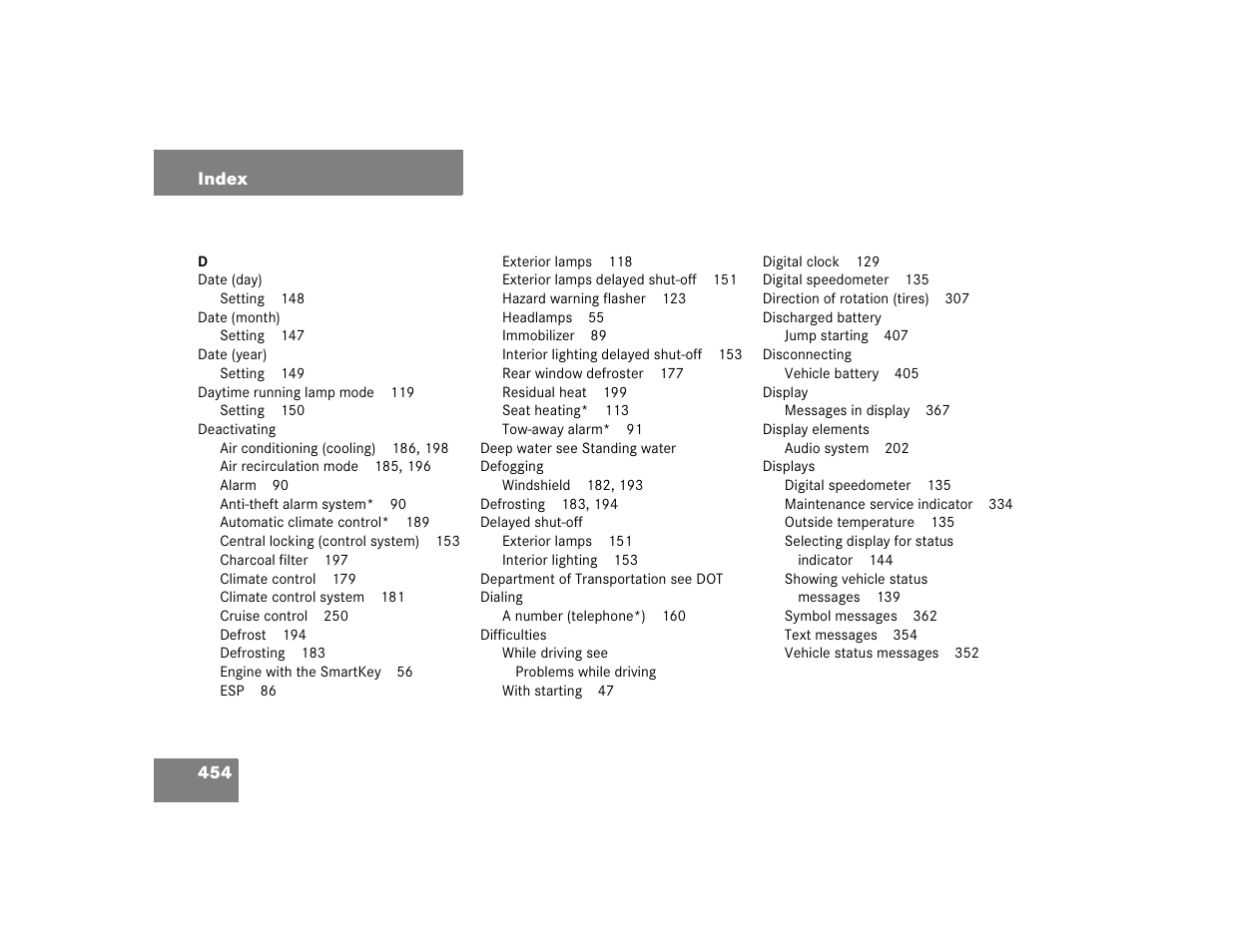 Mercedes-Benz 2005 C 320 Sport User Manual | Page 456 / 482