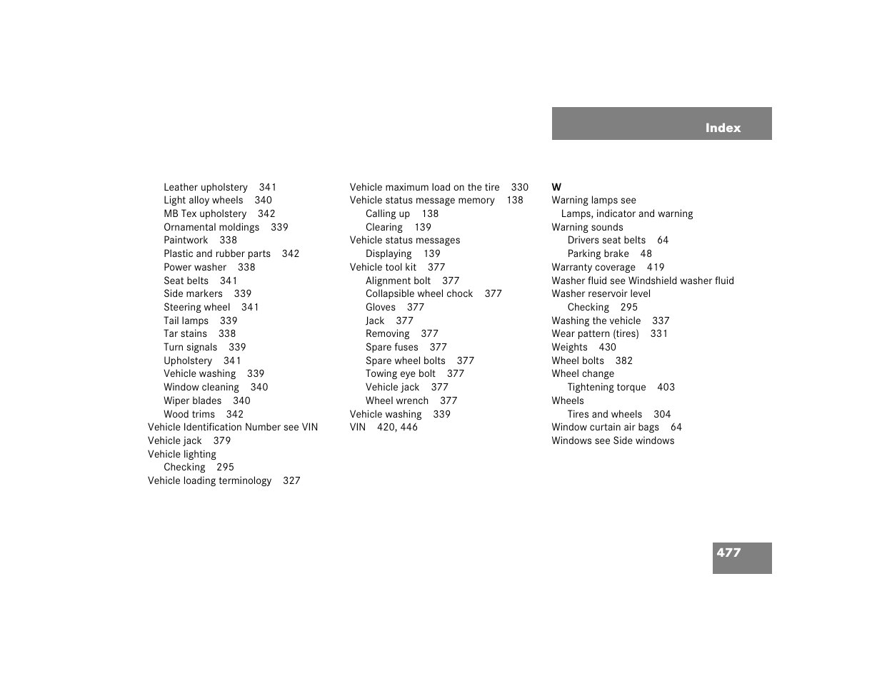 Mercedes-Benz 2005 C 320 Sport User Manual | Page 479 / 482