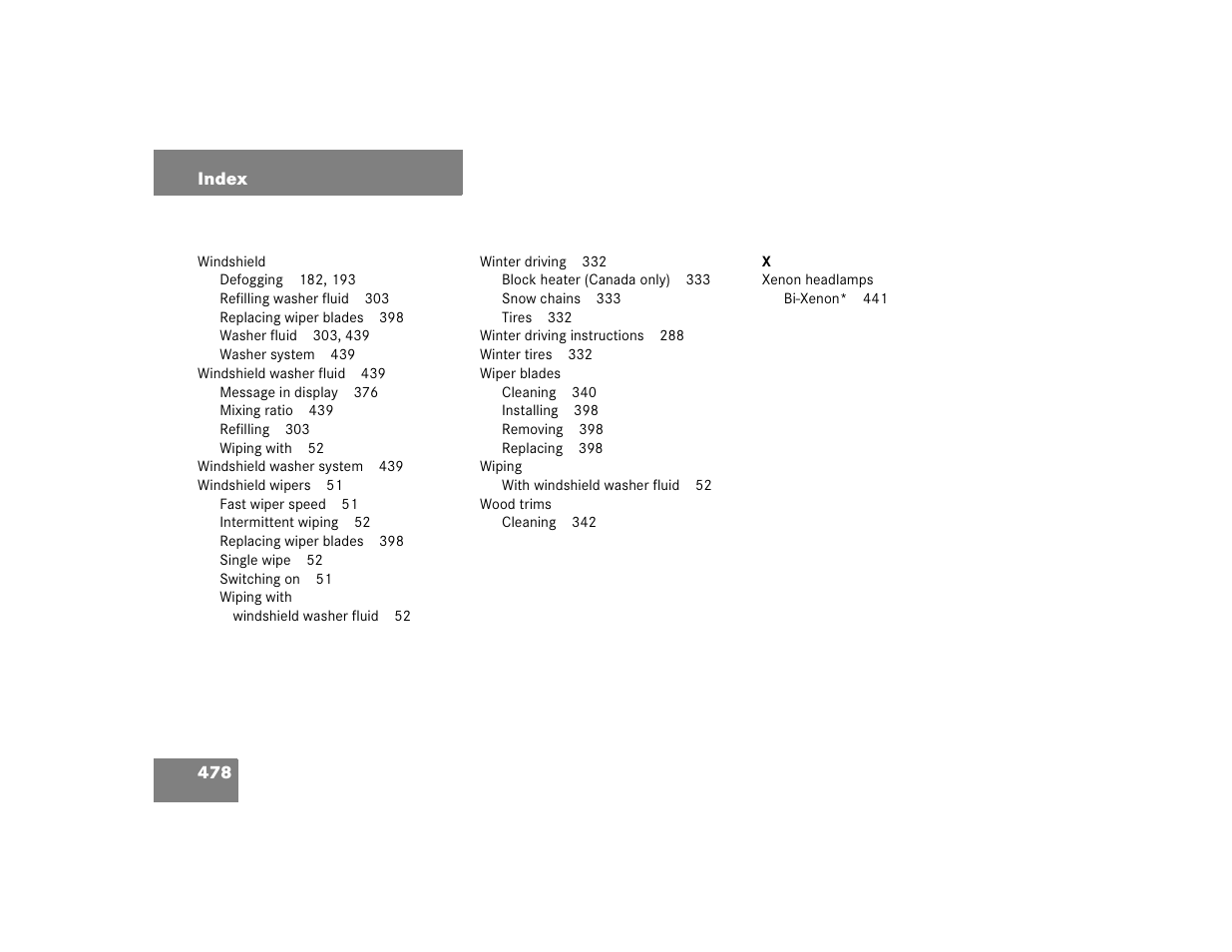 Mercedes-Benz 2005 C 320 Sport User Manual | Page 480 / 482