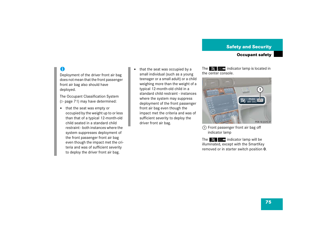 Mercedes-Benz 2005 C 320 Sport User Manual | Page 77 / 482