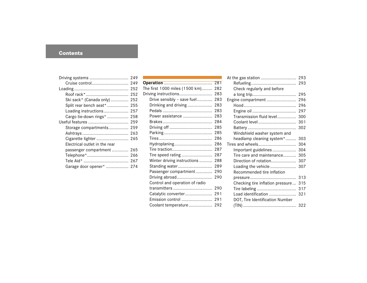 Mercedes-Benz 2005 C 320 Sport User Manual | Page 8 / 482