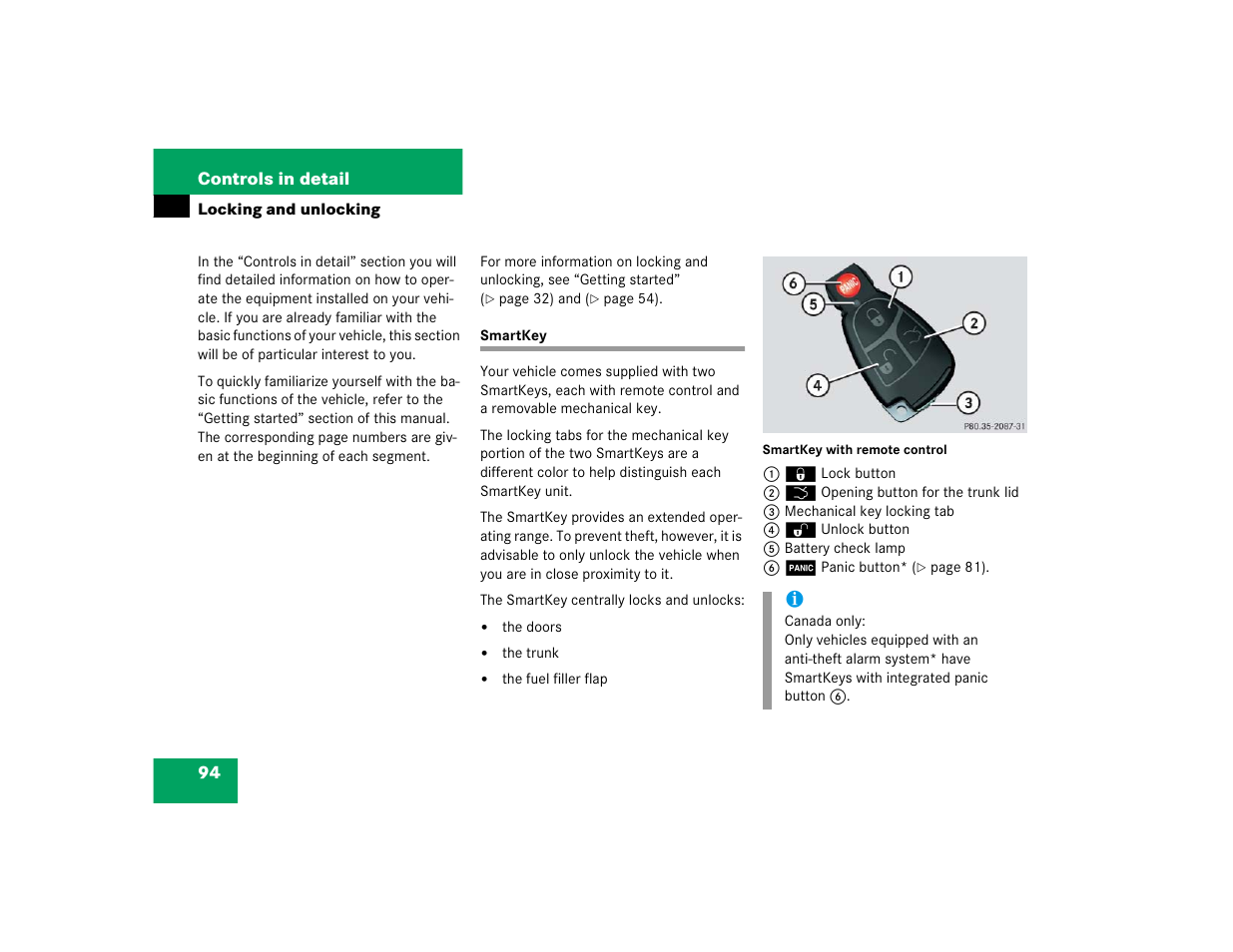 Mercedes-Benz 2005 C 320 Sport User Manual | Page 96 / 482