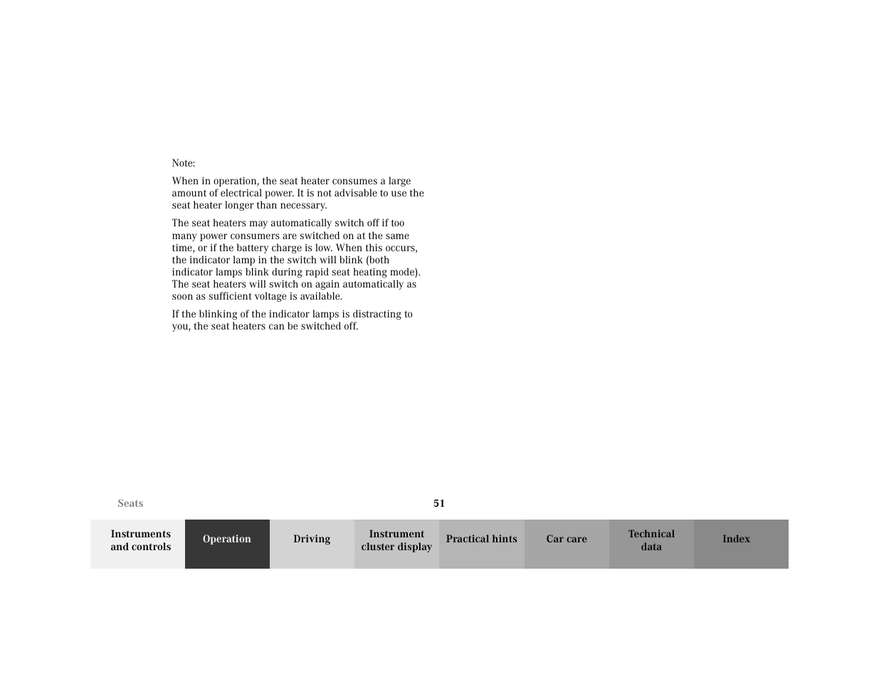 Para - note | Mercedes-Benz 2001 C 320 User Manual | Page 60 / 381