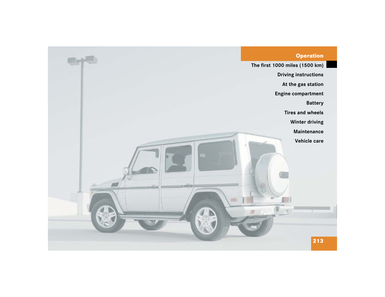 Mercedes-Benz 2005 G 500 User Manual | Page 213 / 416