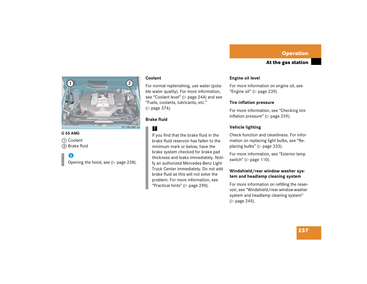 Mercedes-Benz 2005 G 500 User Manual | Page 237 / 416