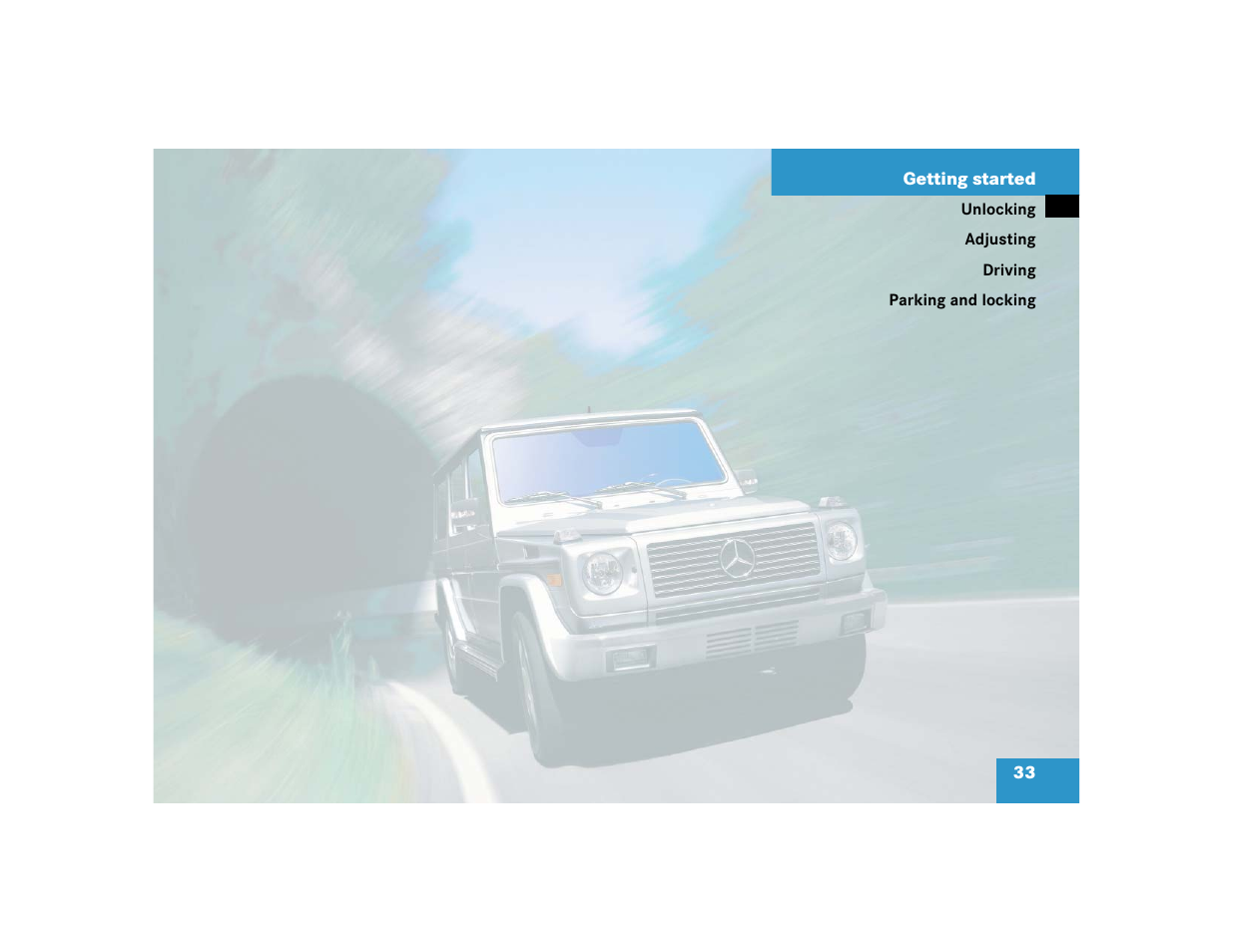 Mercedes-Benz 2005 G 500 User Manual | Page 33 / 416