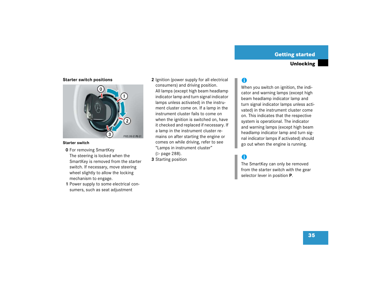 Mercedes-Benz 2005 G 500 User Manual | Page 35 / 416